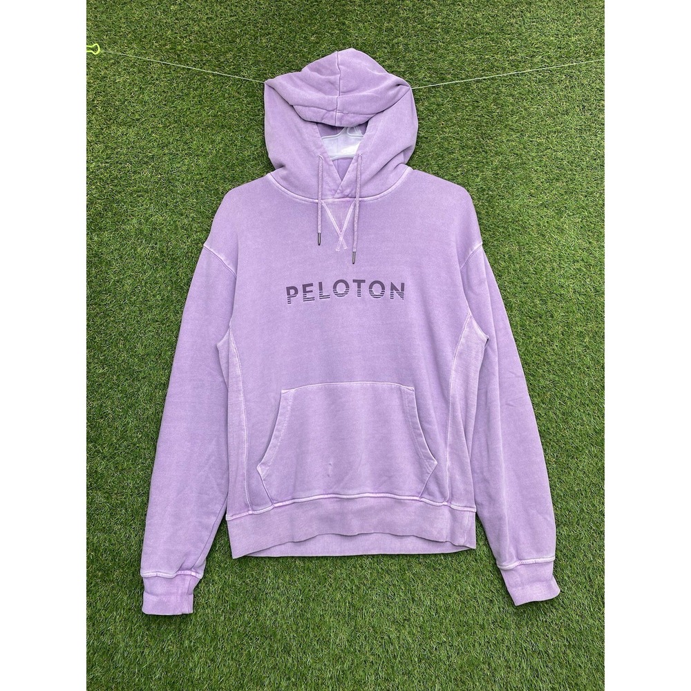 Peloton Hoodie Womens Small Chic Purple Lilac Lavender Activewear Biking Sports